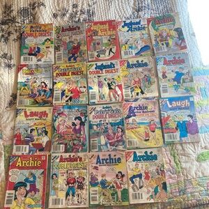 19 very well loved Archie Comic Digests